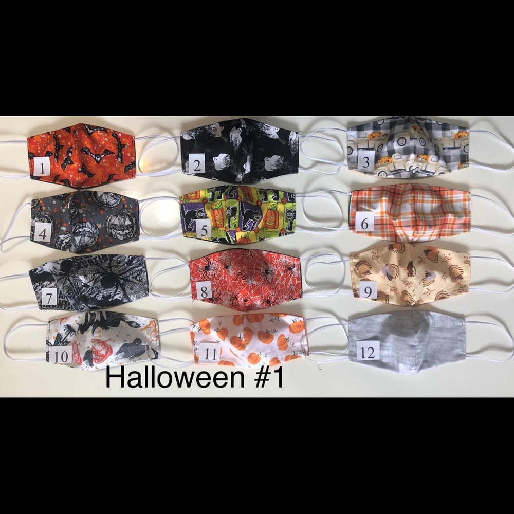Halloween face masks